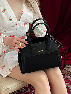 Сумочка жіноча THE ROW textile - Medium чорний