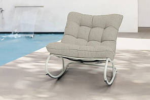 Крісло-гойдалка Agava Focus Garden Light Beige світло-бежевий до 120 кг, фото 2