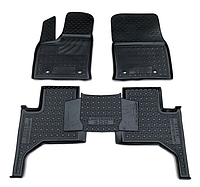 Полиуретановые коврики в салон Toyota Land Cruiser 300 2021> Avto-gumm Тойота Ленд Крузер 300