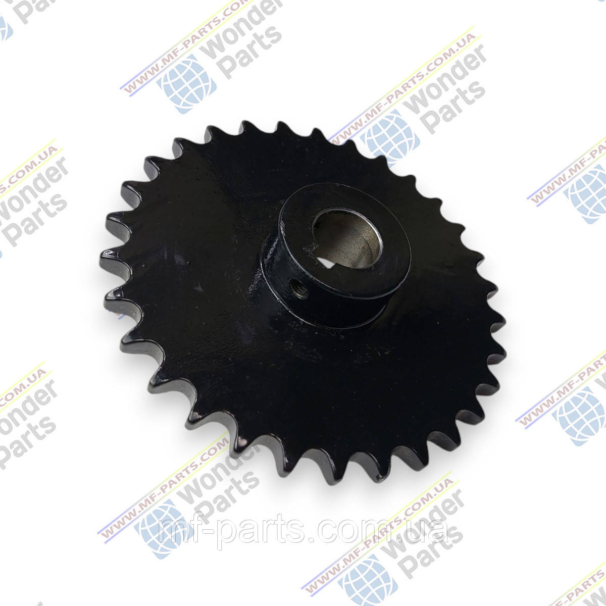 D28585107 зірочка привода елеватора (Z=30), АНАЛОГ, виробник WonderParts (EU), комбайн Massey Ferguson
