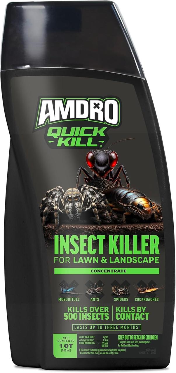 Amdro Quick Kill Концентрат для знищення комах на газонах і ландшафтах. Кліщів, Бліх, Мурах, Павуків