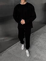 Оверсайз світшот Baza чорний RD448