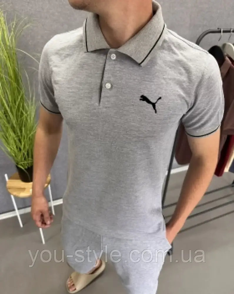 Поло Puma grey
