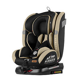 Дитяче автокрісло TILLY Bliss Latte Beige з поворотом ISOFIX (від народження до 12 років) Бежевий