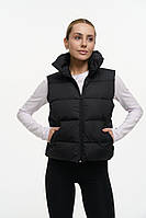 Жилетка жіноча "Lola" чорний матовий