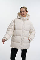 Пуховик-трансформер жіночий "Mishele" білий