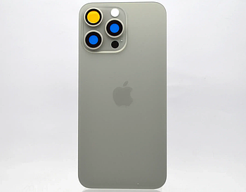 Задня кришка зі склом камери Apple iPhone 15 Pro Max Natural Titanium Original