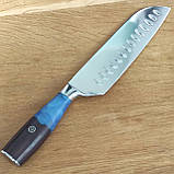 Ніж сантоку кухонний Sonmelony 29,5см, фото 4