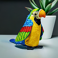 Інтерактивний Папуга - іграшка-повторюшка, 20 см синій C41808-3, фото 5