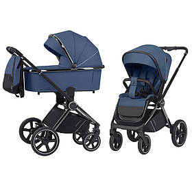 Коляска універсальна 2 в 1 для дітей Ultimo NF Arctic Blue від народження (до 22 кг) CARRELLO Синій