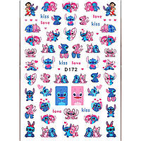 Набір наклейок для нігтів Ліло і Стіч (IY0046)