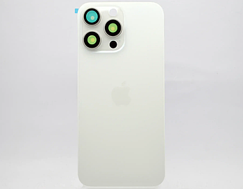 Задня кришка зі склом камери Apple iPhone 15 Pro Max White Titanium Original