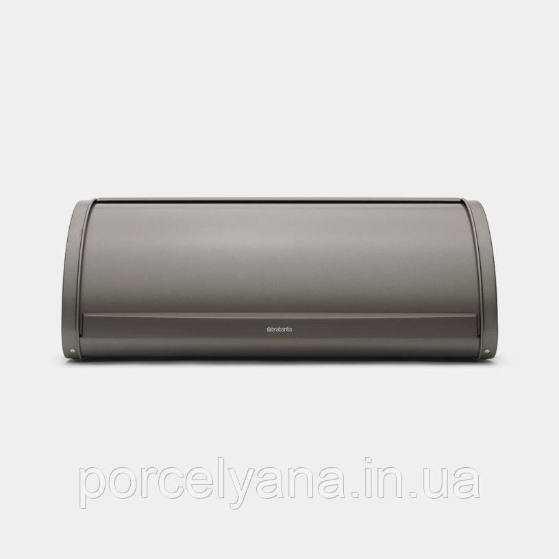 Хлібниця металева сіра Brabantia Roll Top 26*44,5*17 см, фото 1