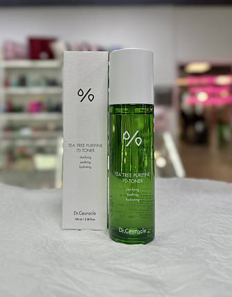 Тонер з екстрактом чайного дерева Dr. Ceuracle Tea Tree Purifine 70 Toner 100мл, фото 3
