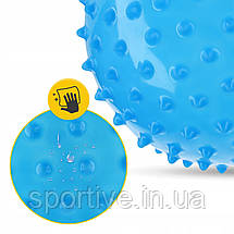 М'яч для пілатесу, йоги, реабілітації 4FIZJO 20 см (масажний) Blue (P-5905973402354), фото 2