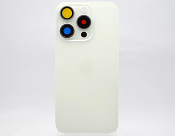 Задня кришка зі склом камери Apple iPhone 15 Pro White Titanium Original