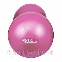 М'яч для фітнесу (арахіс) 4FIZJO Air Ball Peanut 45 x 90 см Anti-Burst Pink (P-5907739318565), фото 3