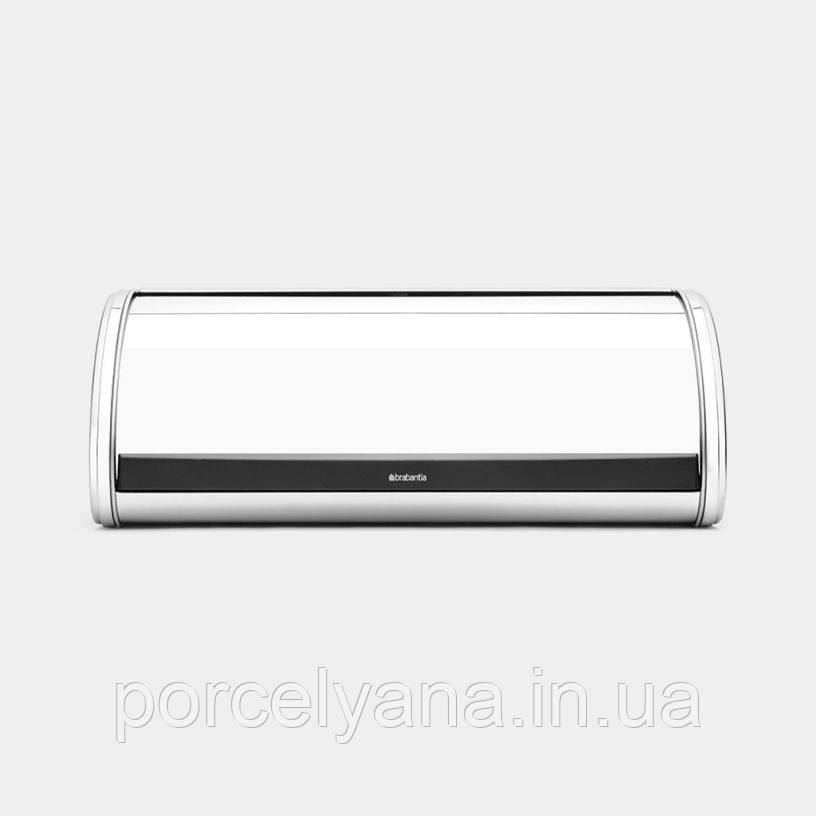 Хлібниця металева срібна Brabantia Roll Top 26*44,5*17 см, фото 1
