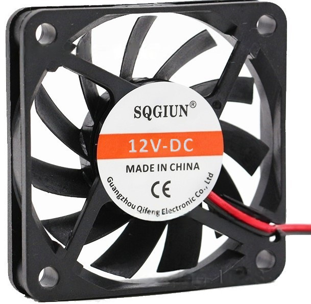 Вентилятор кулер 6010 12В 3000 об./хв. 1.8Вт 60x60x10 мм 2 дроти