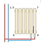 Горизонтальний радіатор дизайнерський Bari III G 30/1370 Білий матовий 300*1370, фото 4