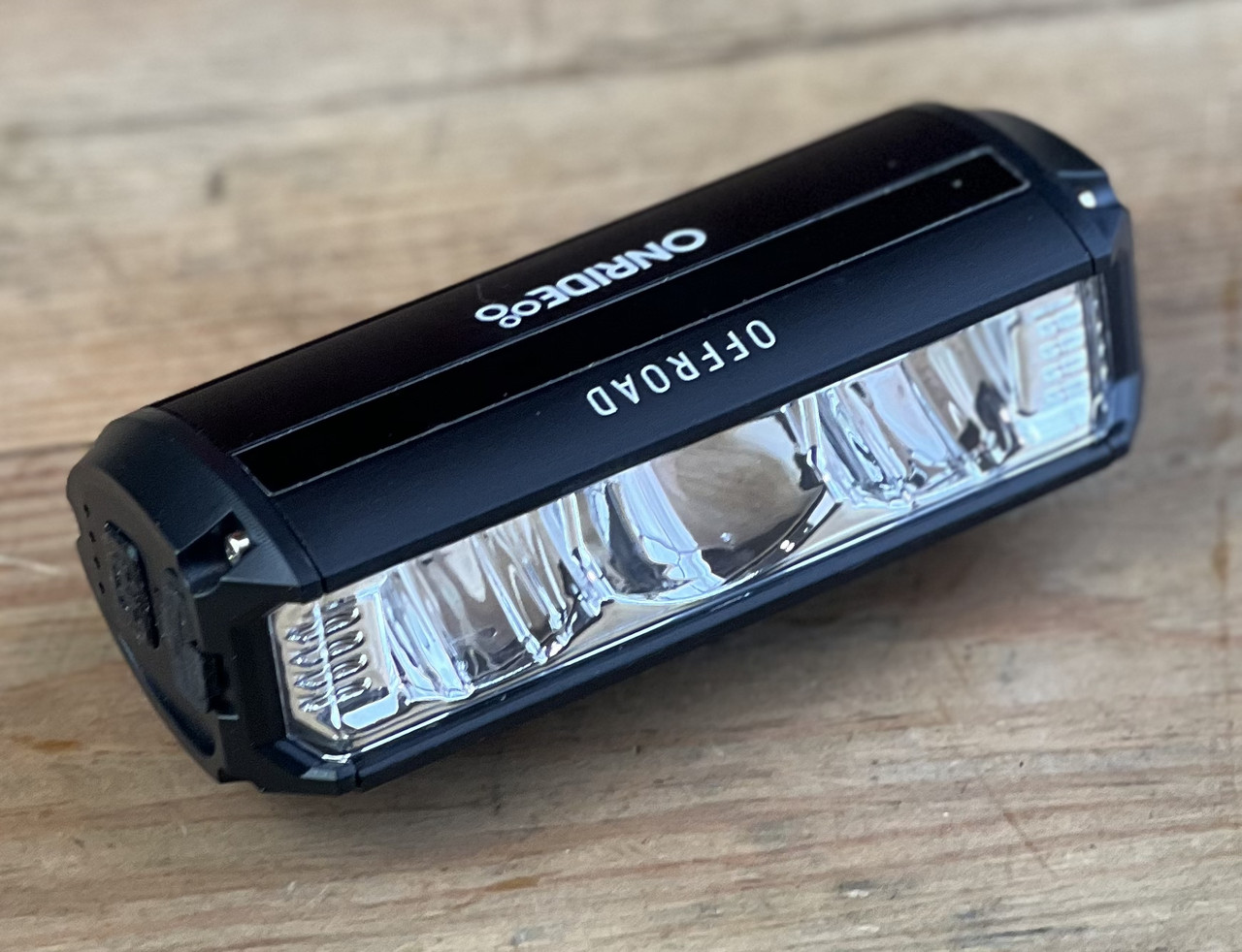 Фонарик на велосипед ліхтарик фара передня ONRIDE Offroad (1200 lm, 4000 mAh, Type-C), алюмінієва чорна