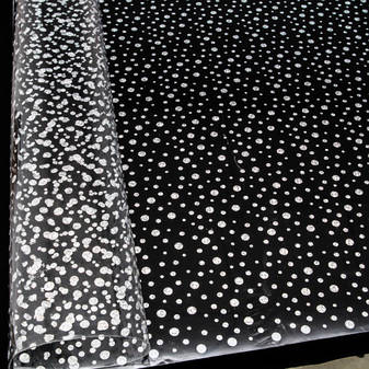 М'яке скло на стіл із малюнком голограма, ширина 60 см 800 мк, фото 1