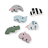 Конструктор Done by Deer дерев'яний блоковий на 34 деталі, фото 5