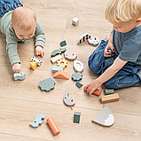 Конструктор Done by Deer дерев'яний блоковий на 34 деталі, фото 9