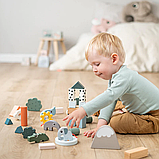 Конструктор Done by Deer дерев'яний блоковий на 34 деталі, фото 10