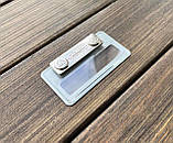 Металевий бейджик на магніті з віконцем 12, фото 3