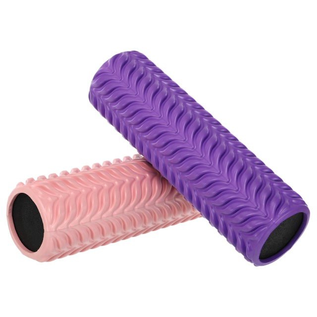 Масажний рифлений EVA ролер SP-Sport FI-9392 Grid Rumble Roller