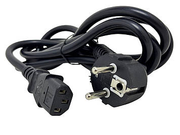 Шнур живлення комп'ютерний 3х0.75, 1.5 метра