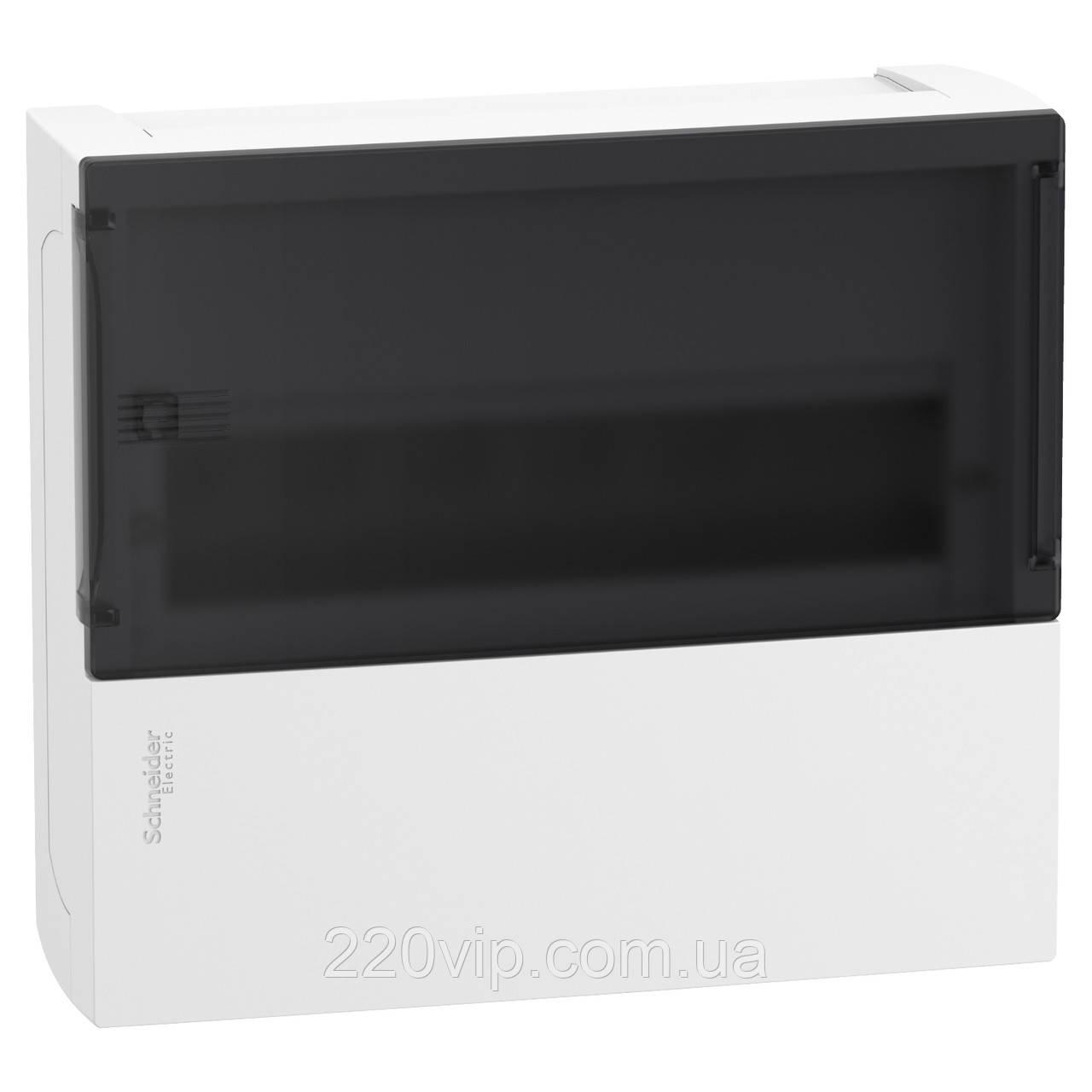 Щит Schneider-Electric Mini Pragma 12 модулі НАВЕСНОЇ прозора дв MIP12112S бокс Шнайдер для автоматів шафа