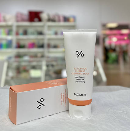 Себорегулююча пічка, що очищає, “5-альфа контроль” Dr.Ceuracle 5α Control Clearing Cleansing Foam 200мл, фото 1