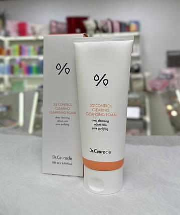 Себорегулююча пічка, що очищає, “5-альфа контроль” Dr.Ceuracle 5α Control Clearing Cleansing Foam 200мл, фото 3