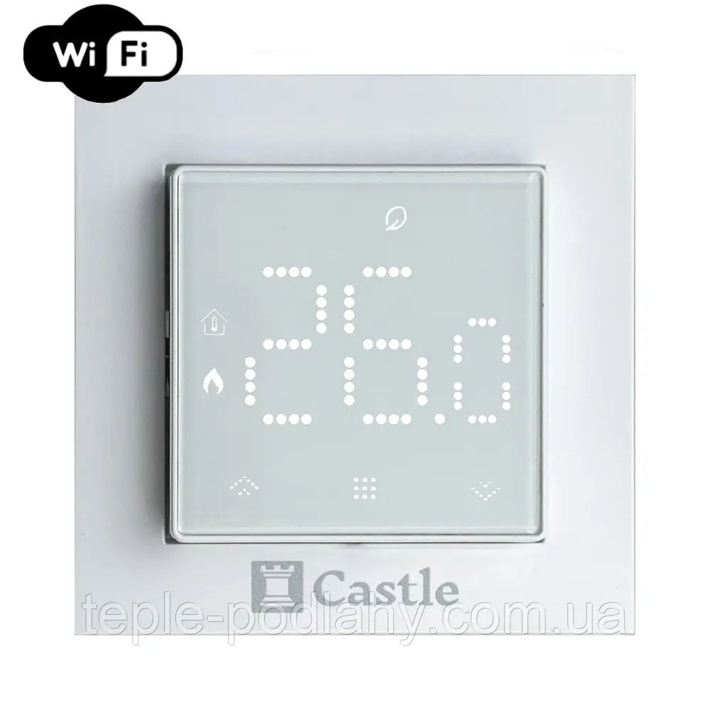 Терморегулятор програмований для теплої підлоги Castle АС506H ( WI-FI )