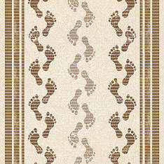 Доріжка - килимок у туалет, ванну, коридор Dekomarin 80 cm 19251-А