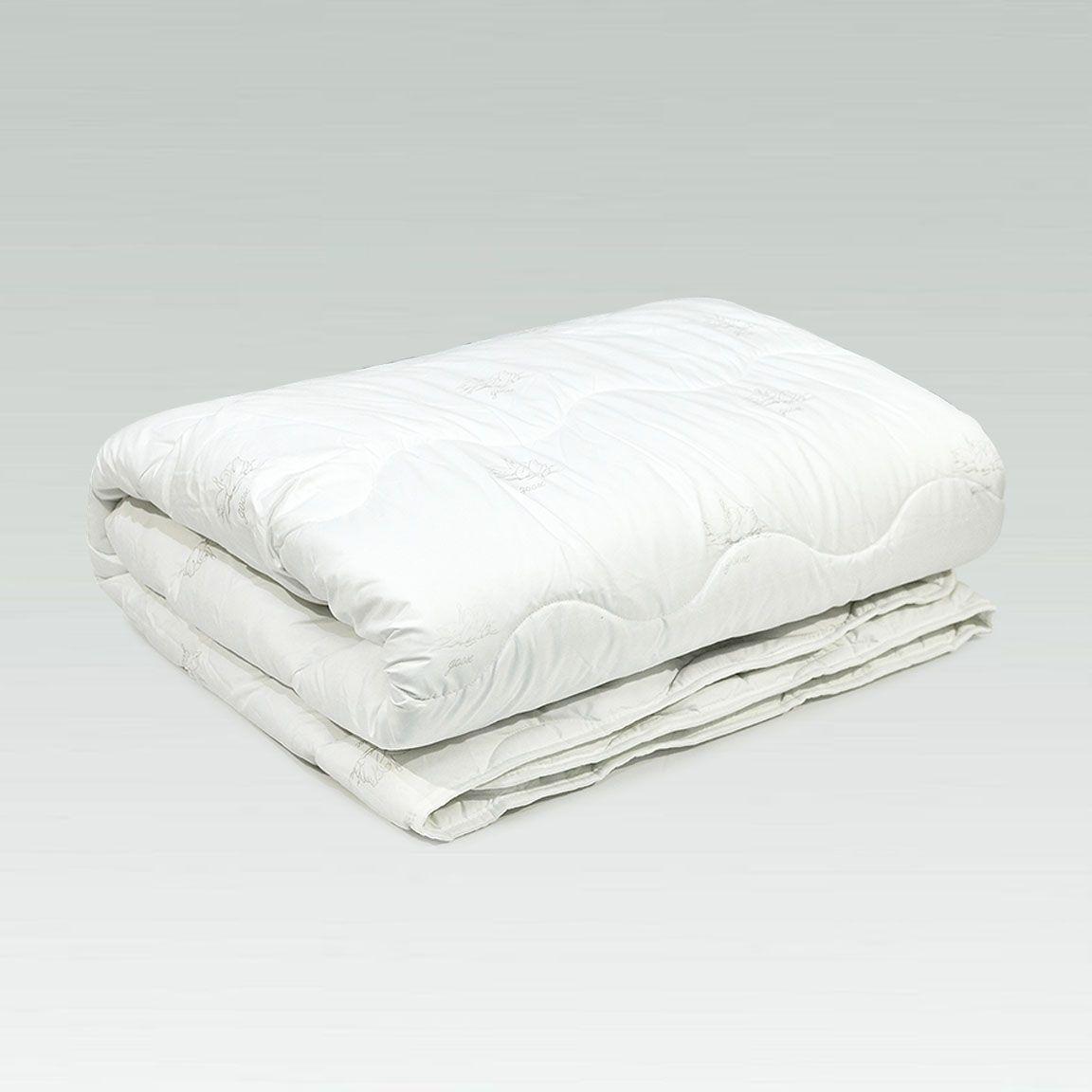 Ковдра Viluta стьобана, лебединий пух, мікрофібра, Softness Collection 200х220 см
