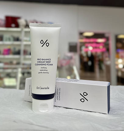 Кремова пінка для вмивання з пробіотиками Dr. Ceuracle Pro Balance Creamy Deep Cleansing Foam 150мл, фото 3
