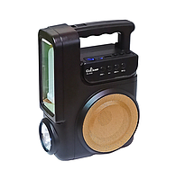 Зарядна станція CcLamp CL-830 із сонячною панеллю і Bluetooth колонкою 9118, чорна