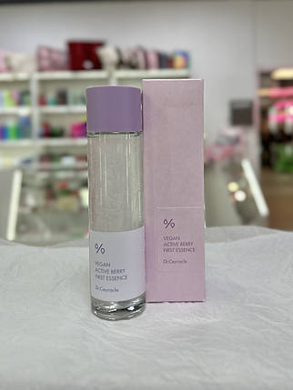 Стартова есенція з ресвератролом та екстрактом журавлини Dr.Ceuracle Vegan Active Berry First Essence 150мл, фото 3