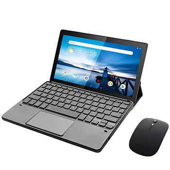 Клавіатура-підставка бездротова Smart Keyboard + Мишка для Lenovo Tab M10 X505 Ukr+Eng Black
