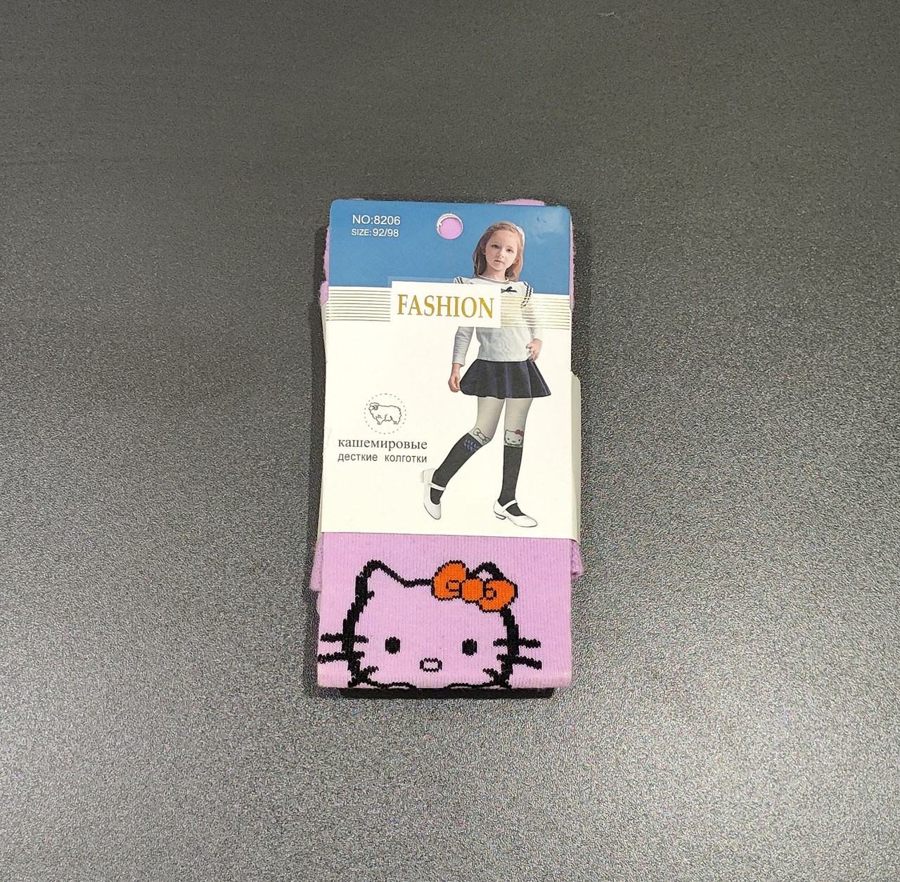 Дитячі демісезонні кашемірові колготи для дівчинки Hello Kitty 92-98 зріст