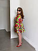 Літня сукня міні з квітковим принтом 36,38  розмір Poliit, фото 2