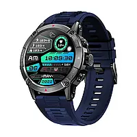 Смарт-часы Modfit Expedition Compass Black-Blue с GPS-навигацией, водозащитой IP68, спортивными режимами и Bluetooth-звонками
