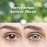 🟢 Натуральні Зелені Лінзи
