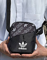 Чорна сумка міська через плече - мінімалізм і зручність Adidas