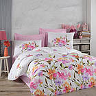 Комплект постільної білизни євро розмір Altinbasak ранфорс cozy candy