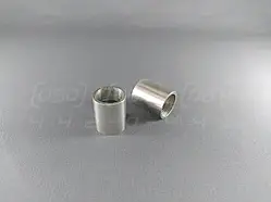 Муфта пряма різьбова Ду 20 (3/4") з нержавіючої сталі AISI304, неповністю прорізана