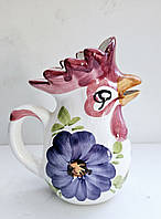 Керамічний вінтажний соусник Курка прованс